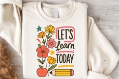 Boho Floral Teacher PNG, Teacher Sublimation Design Product Image 5