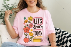 Boho Floral Teacher PNG, Teacher Sublimation Design Product Image 6