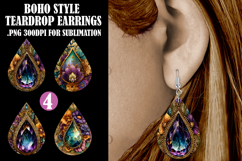 Boho Teardrop Earring, Boho Floral Drop Earring Designs, s3 Product Image 1