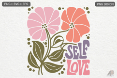 Boho Flower Inspiration Quotes SVG PNG Bundle Product Image 9