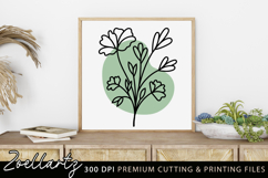 Boho flower SVG Cut Files Floral SVG Vintage Summer Vectors Product Image 2