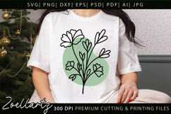 Boho flower SVG Cut Files Floral SVG Summer Flower Vectors Product Image 2