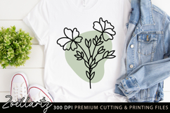 Boho flower SVG Cut Files Floral SVG Vintage Summer Vectors Product Image 4