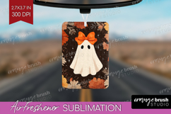 Boho Ghost Halloween Air Freshener PNG Spooky Season PNG Product Image 1