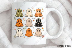 Boho Ghosts PNG, Cute Halloween Ghost PNG Product Image 4