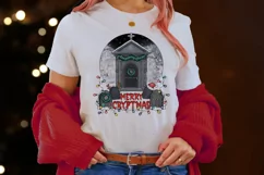 Merry Cryptmas sublimation - Creepy christmas sublimation Product Image 2