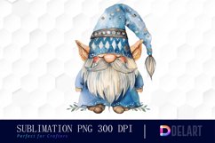 Boho Gnome Illustration Clipart Product Image 1