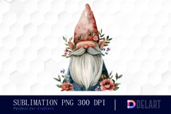 Boho Gnome Watercolor Clipart Product Image 1