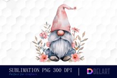 Boho Gnome Watercolor Clipart Product Image 1