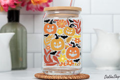 Boho Floral Halloween Fall SVG Boho Halloween SVG Pumpkin Product Image 9