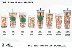 Spooky Boho Full Halloween Wrap SVG | 24oz Acrylic Tumbler Product Image 3