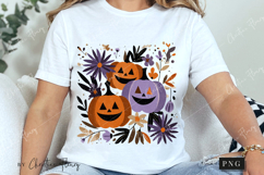 Boho Pumpkin Halloween PNG Product Image 3