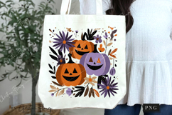 Boho Pumpkin Halloween PNG Product Image 6