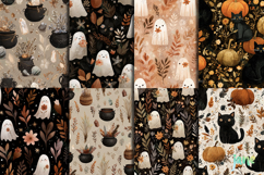 Boho Halloween Seamless Pattern Bundle Product Image 7
