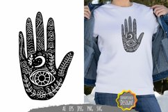 Boho Hand SVG File Product Image 1