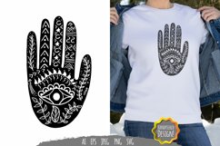Boho Hand SVG File Product Image 1