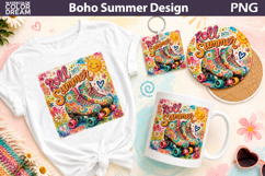 Roll Into Summer | Roller Skate Sublimation Product Image 1