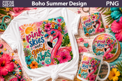 Colorful Hippie Flower Bundle | Boho Summer Sublimation Product Image 8
