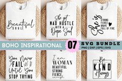 Boho Inspirational SVG Bundle Product Image 1