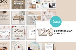 Boho Instagram Canva Post Template | Boho Instagram Post Product Image 6