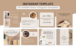 Boho Instagram Canva Post Template | Boho Instagram Post Product Image 5