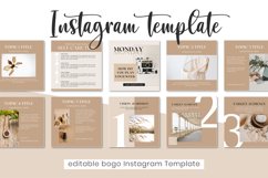 Boho Instagram Canva Post Template | Boho Instagram Post Product Image 7