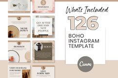 Boho Instagram Canva Post Template | Boho Instagram Post Product Image 4