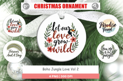 Boho Jungle Valentine Ornament Product Image 1