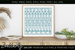 Boho Abstract Pattern SVG Boho Farmhouse Sign Pillow Design Product Image 6