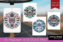 Boho Animal Air Freshener PNG - Mandala PNG Sublimation Product Image 1