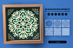 Boho Mandala Home Decor Layered Shadow Box Product Image 3