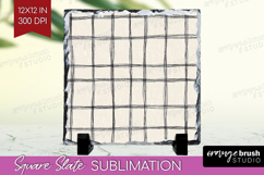 Boho Aesthetic Slate PNG - Minimalist Square Slate Product Image 1