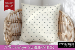 Boho Aesthetic Pillow Sublimation - Minimalist Pillow Cover Product Image 1