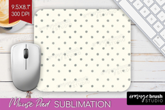 Boho Aesthetic Mouse Pad Sublimation - Minimalist Mousepad Product Image 1