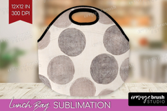 Boho Aesthetic Lunch Bag - Minimalist Lunch Bug PNG Product Image 1