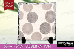 Boho Aesthetic Slate PNG - Minimalist Square Slate Product Image 1