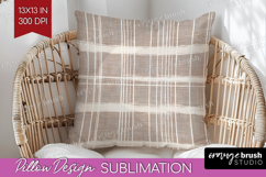 Boho Aesthetic Pillow Sublimation - Minimalist Pillow Cover Product Image 1
