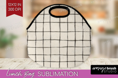 Boho Aesthetic Lunch Bag - Minimalist Lunch Bug PNG Product Image 1