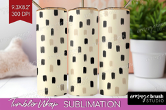 Boho Aesthetic Tumbler Wrap - Minimalist Tumbler PNG Product Image 1