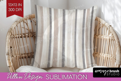 Boho Aesthetic Pillow Sublimation - Minimalist Pillow Cover Product Image 1