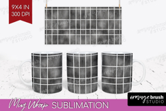 Boho Aesthetic Mug Wrap - Minimalist Mug PNG Sublimation Product Image 1
