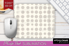 Boho Aesthetic Mouse Pad Sublimation - Minimalist Mousepad Product Image 1