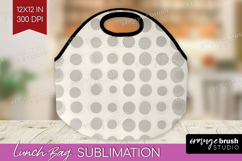 Boho Aesthetic Lunch Bag - Minimalist Lunch Bug PNG Product Image 1