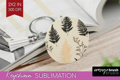 Boho Aesthetic Keychain PNG - Minimalist Keychain Product Image 1