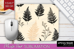 Boho Aesthetic Mouse Pad Sublimation - Minimalist Mousepad Product Image 1