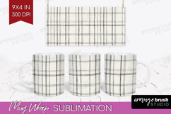 Boho Aesthetic Mug Wrap - Minimalist Mug PNG Sublimation Product Image 1