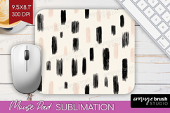 Boho Aesthetic Mouse Pad Sublimation - Minimalist Mousepad Product Image 1