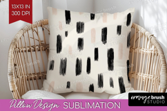 Boho Aesthetic Pillow Sublimation - Minimalist Pillow Cover Product Image 1