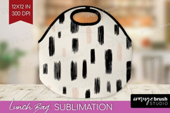 Boho Aesthetic Lunch Bag - Minimalist Lunch Bug PNG Product Image 1