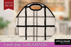 Boho Aesthetic Lunch Bag - Minimalist Lunch Bug PNG Product Image 1